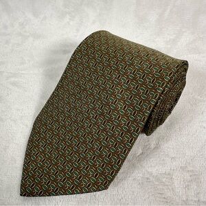 Brooks Brothers Makers Men Tie 100% Silk Made in USA W 3 7/8 by L 59 1/8 EUC